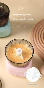 Mini Electric Food Processor | Portable Wireless Baby Food & Meat Grinder | Ultra Quiet Under 36dB