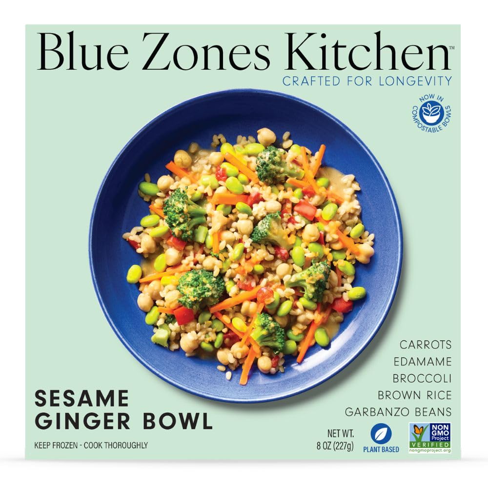 Blue Zones Kitchen Sesame Ginger Bowl, 8 oz