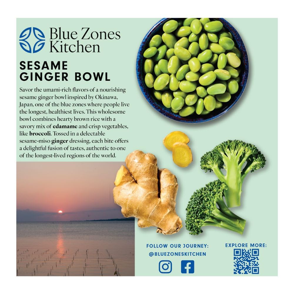 Blue Zones Kitchen Sesame Ginger Bowl, 8 oz
