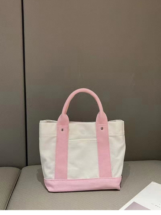 Two Tone Mini Handbag – Oxford Cloth Crossbody Bag