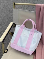 Two Tone Mini Handbag – Oxford Cloth Crossbody Bag