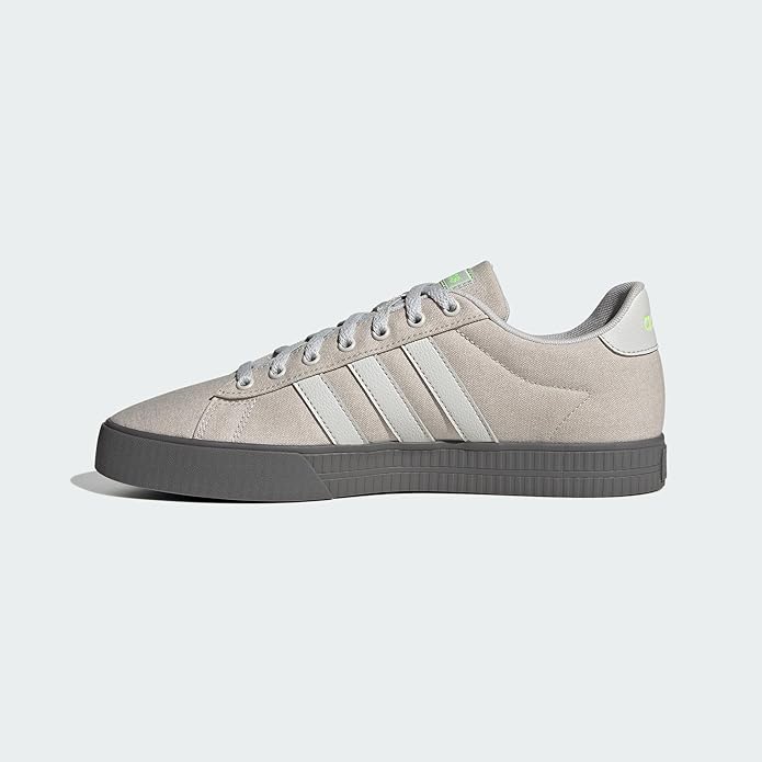 Adidas Men's Daily 3.0 Skate-Inspired Sneakers – Leather Upper & OrthoLite Cushioning