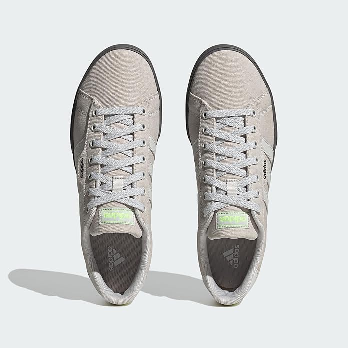 Adidas Men's Daily 3.0 Skate-Inspired Sneakers – Leather Upper & OrthoLite Cushioning