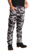 Men's Camouflage Wide Leg Pants – 100% Cotton, Drawstring & Pocketed