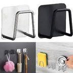 Stainless Steel Sink Sponge Holder – No-Drill Self-Adhesive Draining Rack