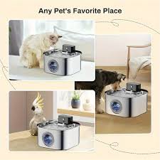 4L Wireless Pet Water Fountain | Auto Motion Sensor – Cordless, Rechargeable for Cats & Dogs