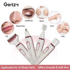 4-in-1 Women's Electric Shaver & Grooming Kit – Rechargeable Painless Hair Trimmer