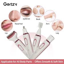 4-in-1 Women's Electric Shaver & Grooming Kit – Rechargeable Painless Hair Trimmer