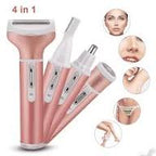 4-in-1 Women's Electric Shaver & Grooming Kit – Rechargeable Painless Hair Trimmer