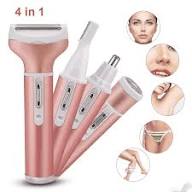 4-in-1 Women's Electric Shaver & Grooming Kit – Rechargeable Painless Hair Trimmer