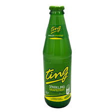 D&G Jamaican Ting Grapefruit Soda – Single Bottle (9.6 fl oz Glass)