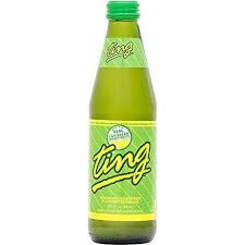 Ting Sparkling Jamaican Grapefruit Flavored Beverage – 10.14 oz Glass Bottle