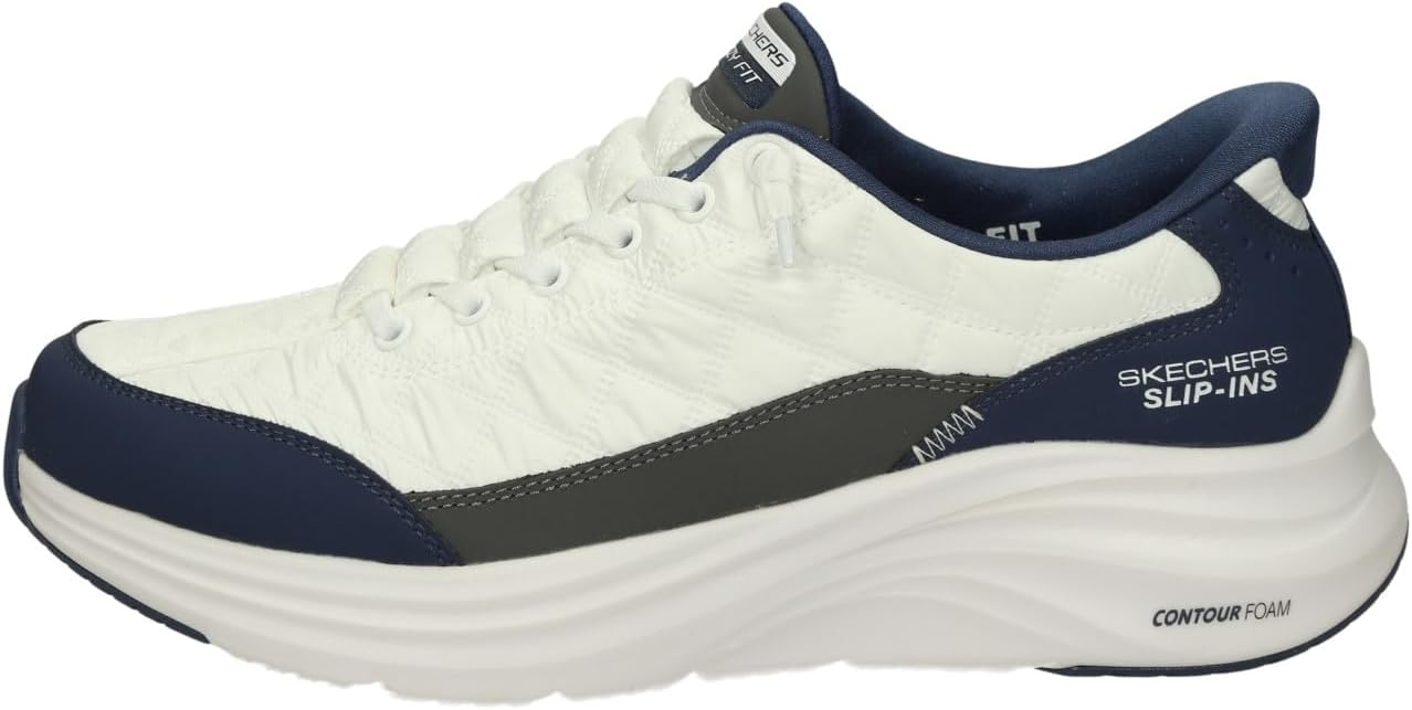 Skechers Men's Contour Foam Cozy Fit Hands-Free Slip-In Shoes – Air-Cooled Memory Foam