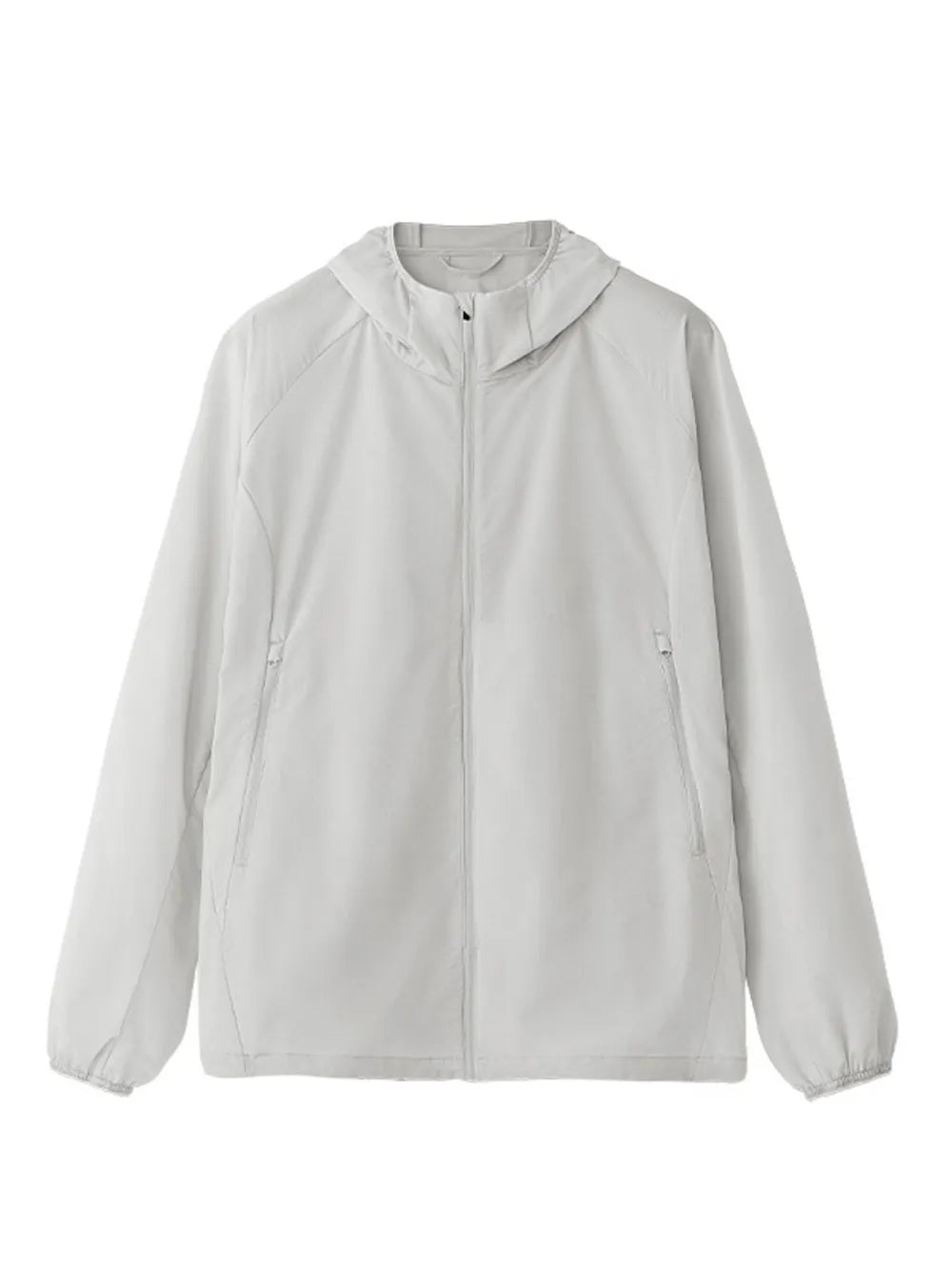Men's Zip-Up Long Sleeve Jacket – 100% Polyester, Full Zip & Pocketed