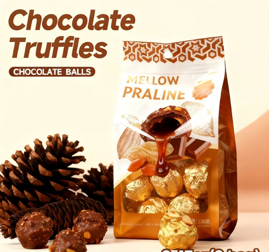 Truffle Chocolate Sandwich Balls – 6-Pack | Gluten-Free, Keto-Friendly, No Preservatives