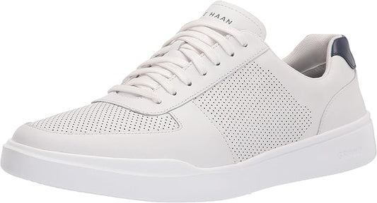 Cole Haan Men's Grand Crosscourt Modern Sneakers – Perforated Leather, Cushioned Footbed