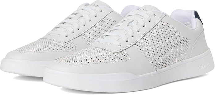 Cole Haan Men's Grand Crosscourt Modern Sneakers – Perforated Leather, Cushioned Footbed
