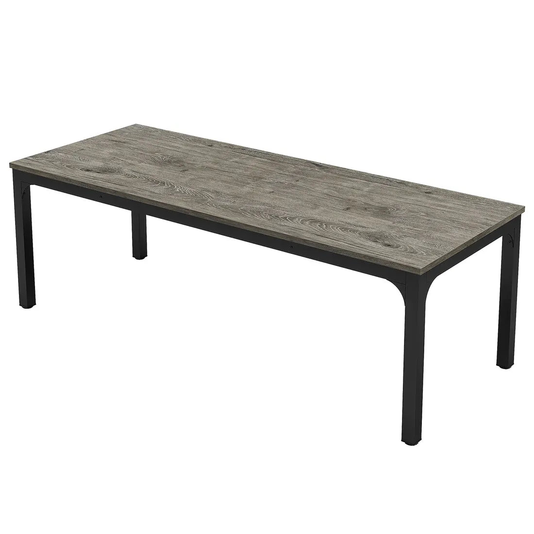 78.7" Large Executive Office Desk – Industrial Rectangle Computer Table with Heavy-Duty Iron Legs