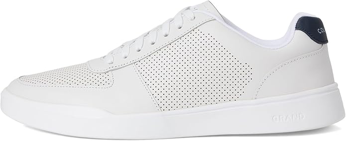 Cole Haan Men's Grand Crosscourt Modern Sneakers – Perforated Leather, Cushioned Footbed