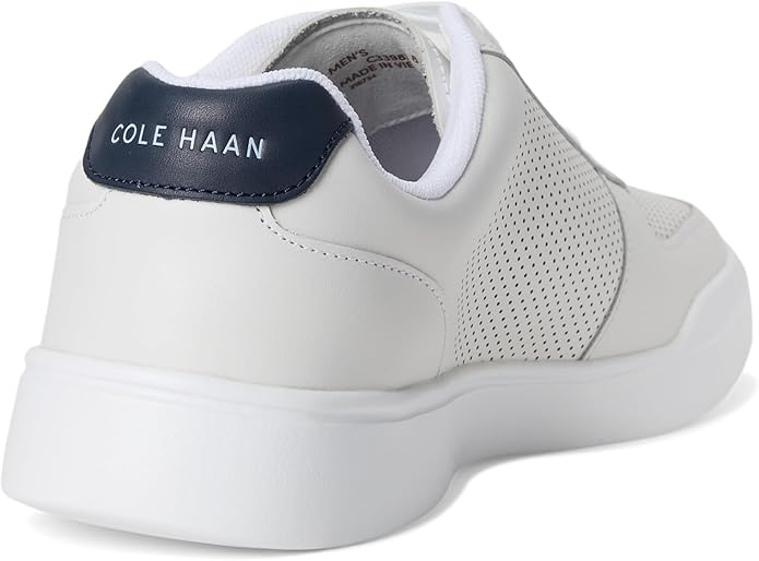 Cole Haan Men's Grand Crosscourt Modern Sneakers – Perforated Leather, Cushioned Footbed