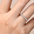 Moissanite 925 Sterling Silver Ring | 18K Gold-Plated