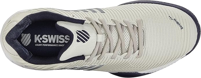 K-Swiss Men's Hypercourt Express 2 Tennis Shoes – SURGELITE Cushioning, AOSTA Rubber & OrthoLite