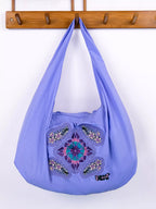 Women's Casual Zipper Handbag – Large Nylon Shoulder Bag