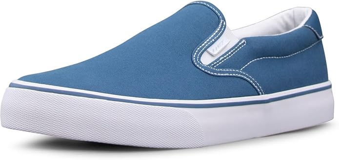 Lugz Men's Clipper Slip-On Canvas Sneakers – Cushioned, Regular & Wide Widths