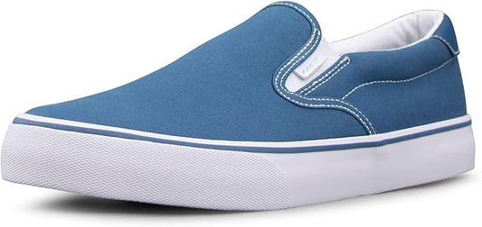 Lugz Men's Clipper Slip-On Canvas Sneakers – Cushioned, Regular & Wide Widths