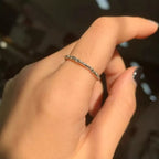 925 Sterling Silver Open Ring | Minimalist Adjustable Band | Gift Box Included