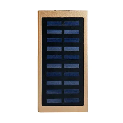 20000mAh Solar Power Bank | Dual USB Portable Charger with LED Flashlight & Solar Panel