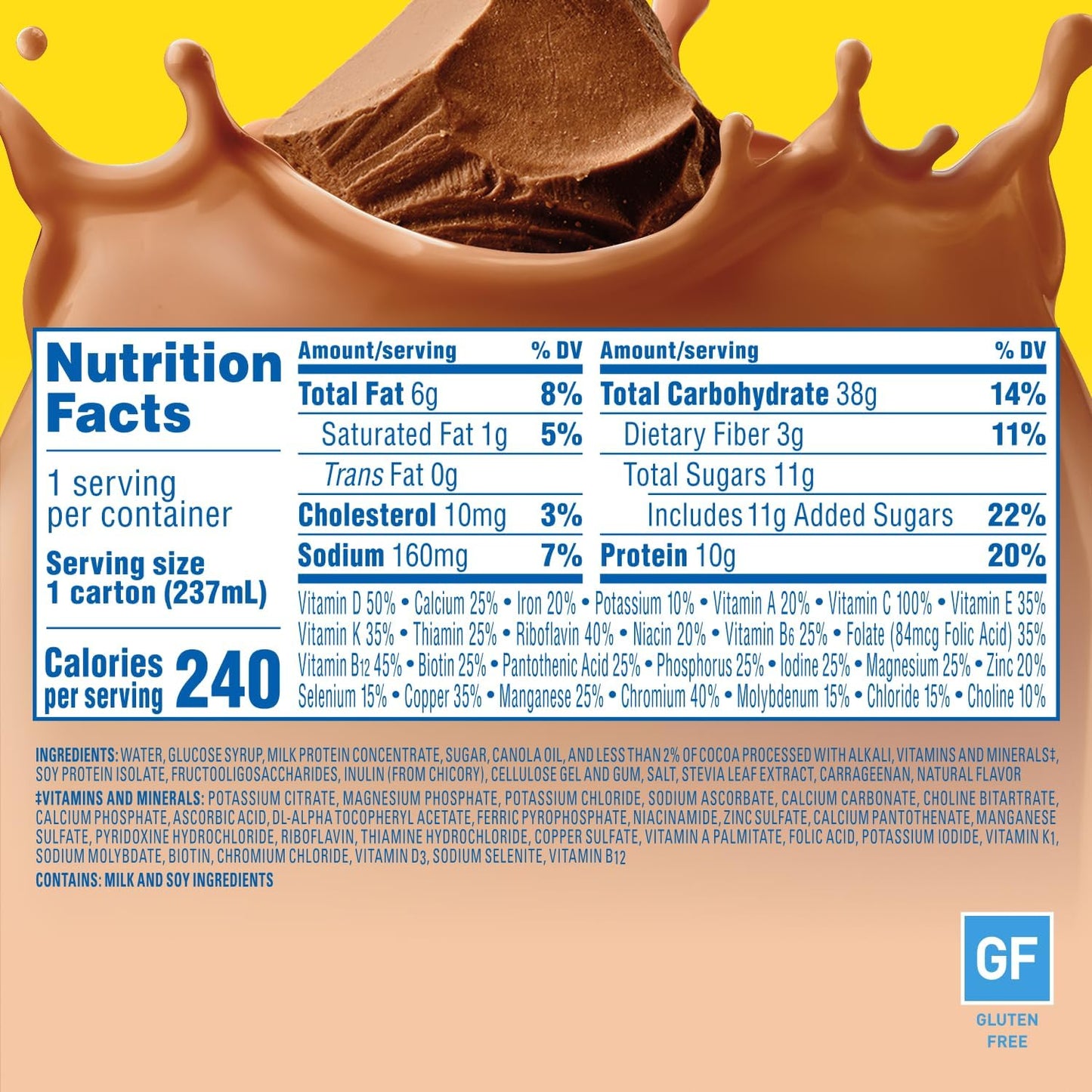 Carnation Breakfast Essentials Ready to Drink, Rich Milk Chocolate, 8 fl. oz. (Pack of 24)