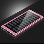 20000mAh Solar Power Bank | Dual USB Portable Charger with LED Flashlight & Solar Panel