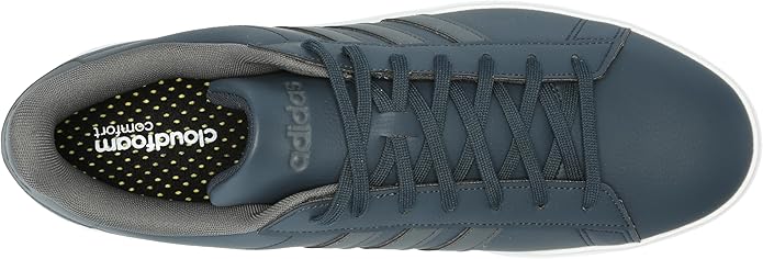 Adidas Men's Grand Court 2.0 Sneakers – Cloudfoam Cushioning & Rubber Outsole