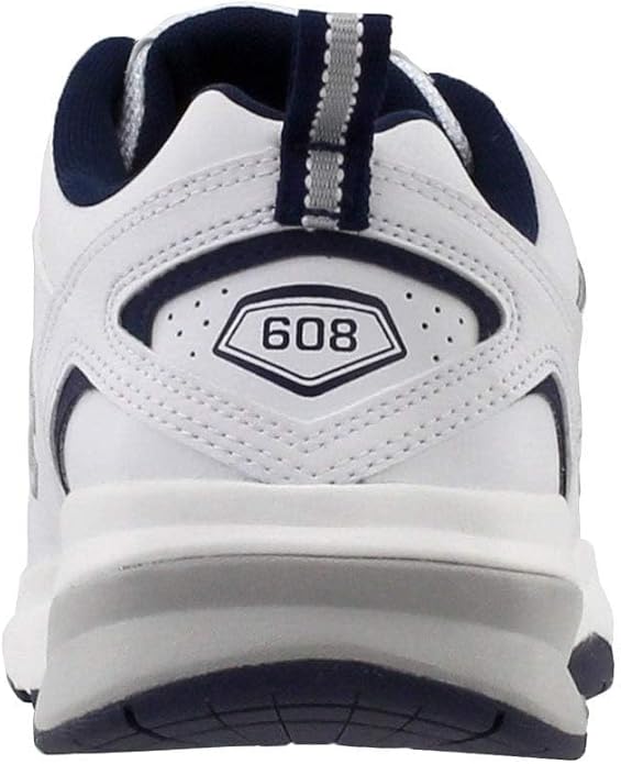 New Balance Men's 608 V5 Cross Trainer – Leather & Suede, ABZORB Cushioning