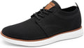 Bruno Marc Men's KnitFlex Breeze Sneakers – Breathable Mesh, Memory Foam & EVA Sole