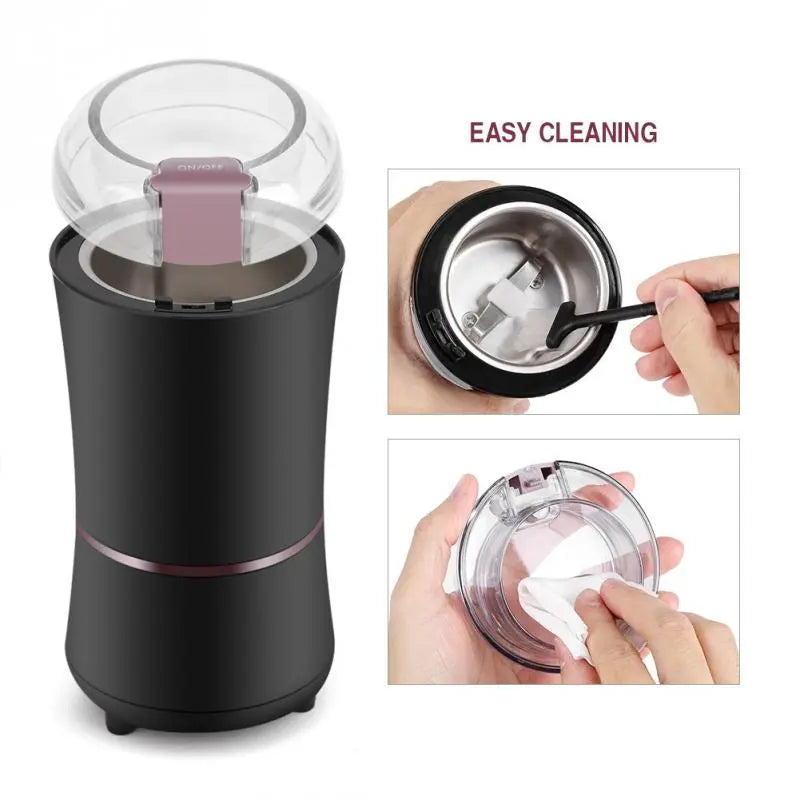 Mini Electric Spice & Coffee Grinder | 400W, 100g Capacity | Stainless Steel Blade