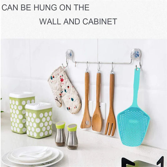 Nylon Strainer Scoop Colander | Large Food-Grade Slotted Spoon for Frying, Soup & Draining