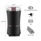 Mini Electric Spice & Coffee Grinder | 400W, 100g Capacity | Stainless Steel Blade