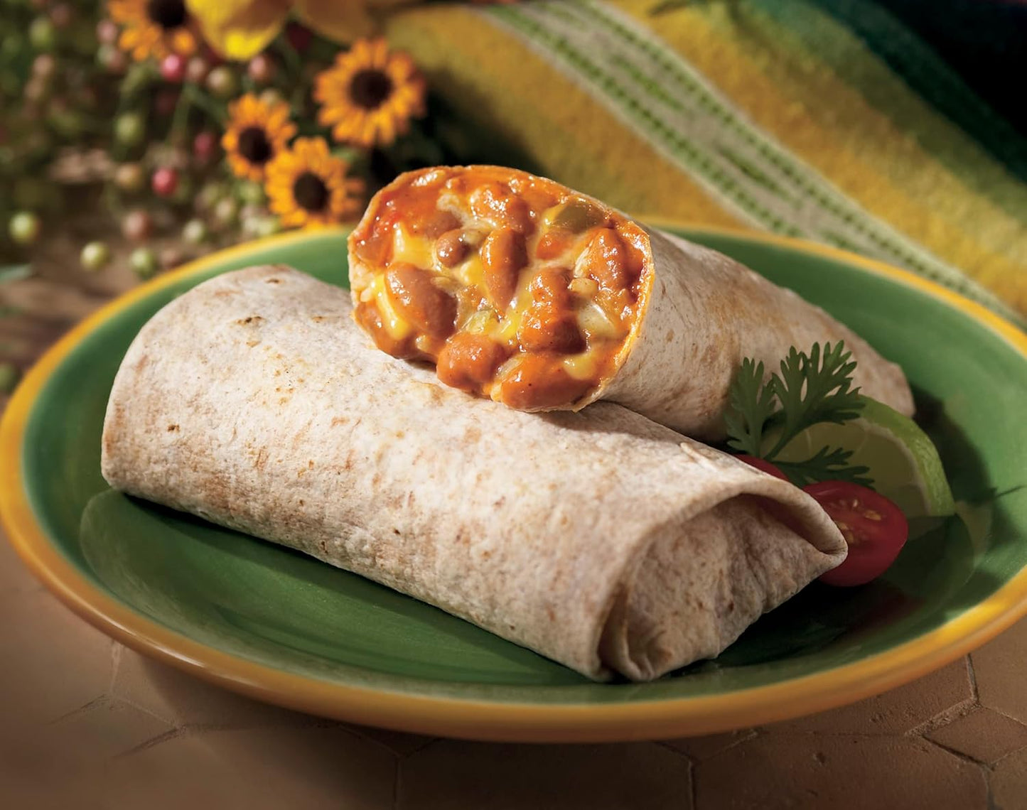 Amy's Organic Bean, Cheese & Rice Burrito, Frozen, 6 oz (Pack of 4)