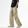 Men's Wide Leg Cargo Pants – Relaxed Fit 100% Cotton Streetwear