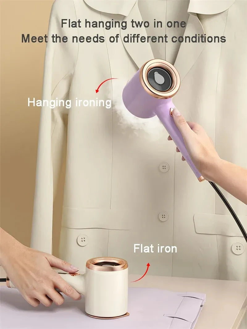 Mini Portable Handheld Garment Steamer | 33W Travel Steam Iron for Clothes | 50ml Tank | US Plug