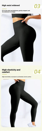 Women's High Waist Yoga Set – Sports Bra & Biker Shorts, Moisture-Wicking