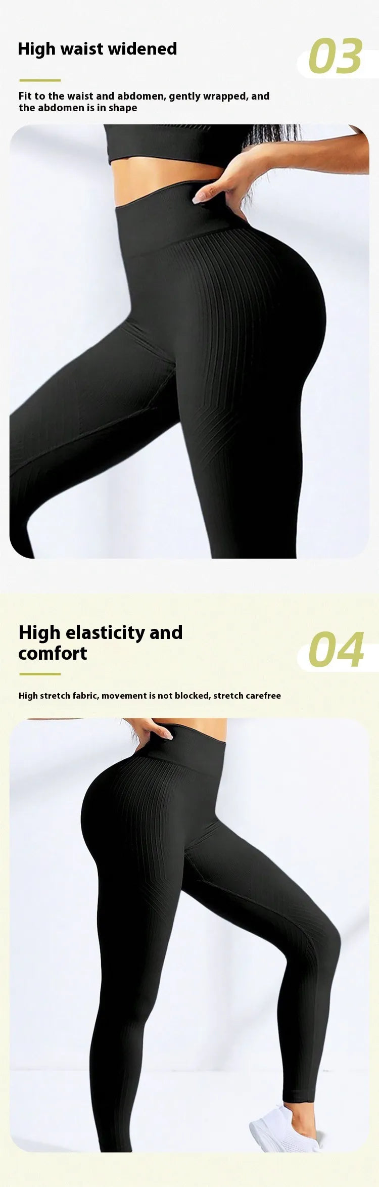 Women's High Waist Yoga Set – Sports Bra & Biker Shorts, Moisture-Wicking