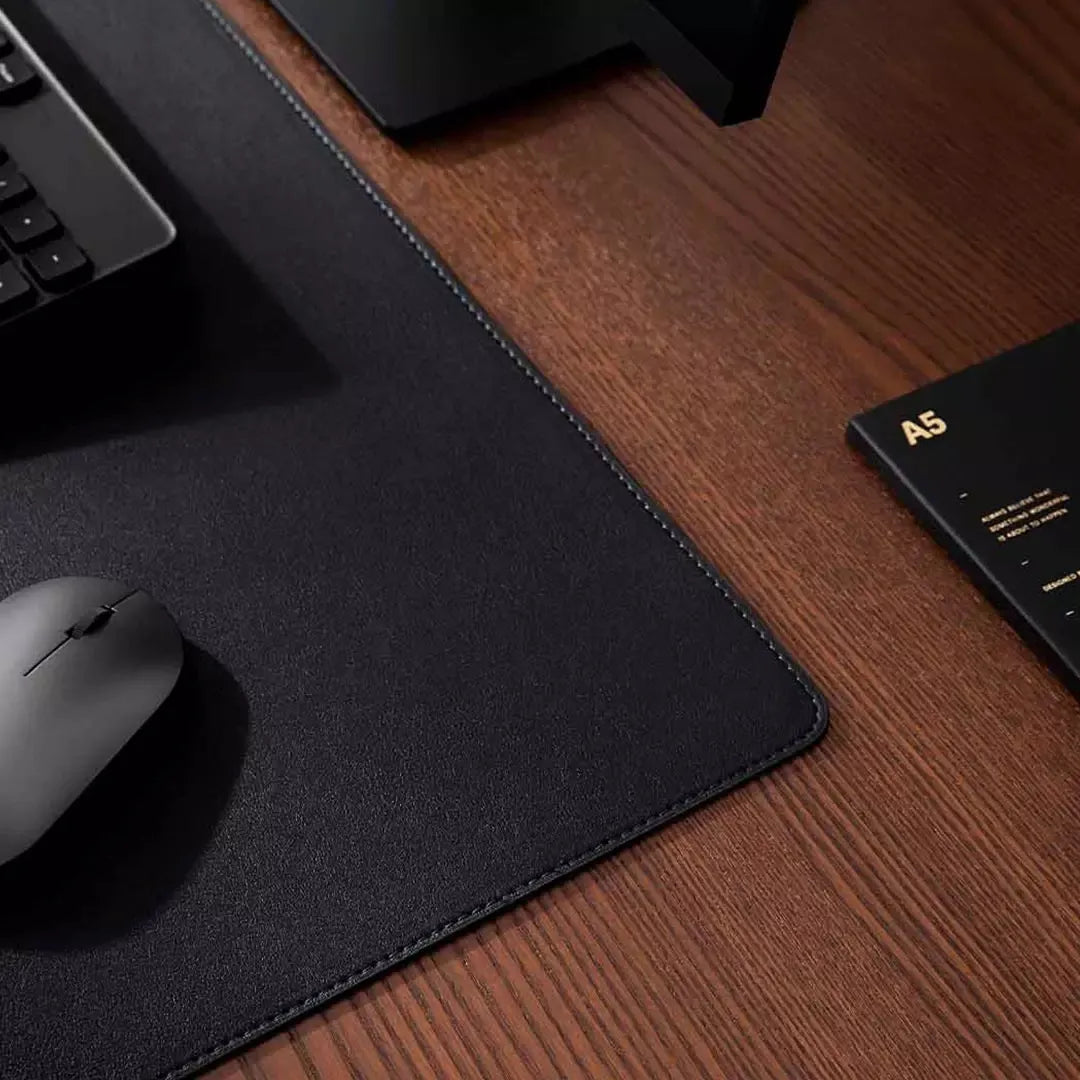 XL Waterproof Mouse Pad – 800×400mm Gaming & Office Desk Mat | Black & Grey