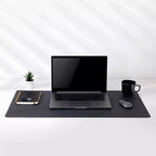 XL Waterproof Mouse Pad – 800×400mm Gaming & Office Desk Mat | Black & Grey