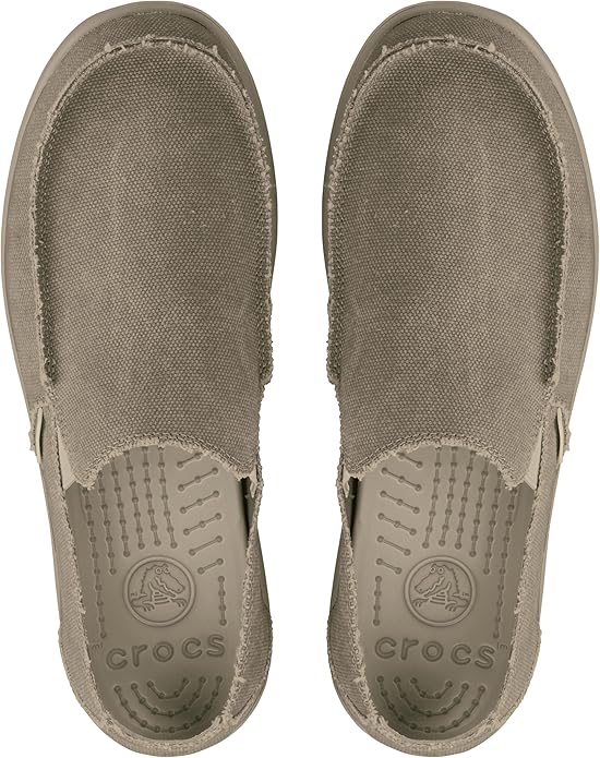 Crocs Athens Thong Sandal – Canvas Slip-On with Dual Crocs Comfort