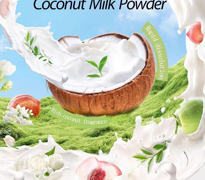 ULTHMOK Coconut Milk Powder – Pure Dairy-Free Cream Substitute, Gluten-Free, 200g (7.05 oz)