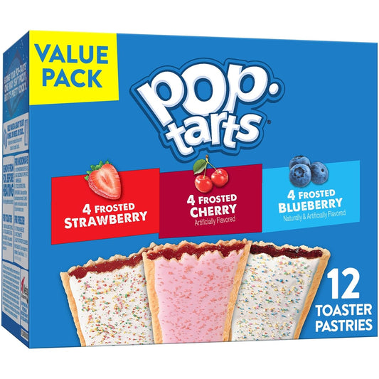 Pop-Tarts Frosted Toaster Pastries, Variety Pack, 12 Count