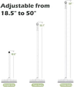 BOOMJOY 2-in-1 Floor Scrub Brush with Scraper | Long Handle Stiff Bristle Brush for Bathroom & Kitchen